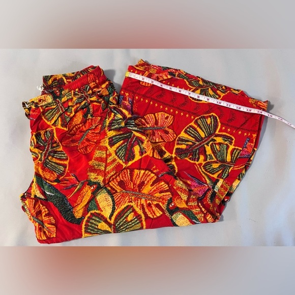 Christian Siriano Pull On Pants Women’s Sz Small‎ Wide Leg Cropped Rayon - Picture 11 of 11